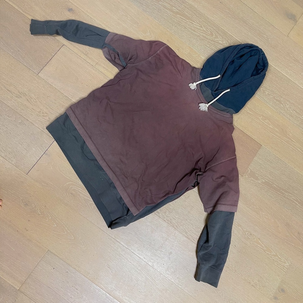 Maison Margiela Two-Layered Hoodie Sweatshirt